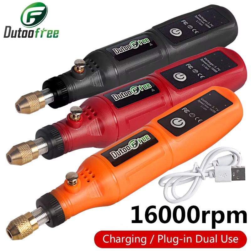 Cordless Rotary Tool Kit Accessories - قلم حفر وتلميع لاسلكي صغير 3.7