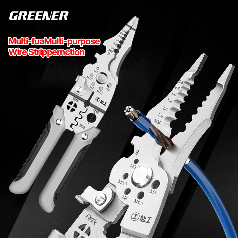 Automatic Wire Stripper Cutter - كماشة متعددة الوظائف من GREENER لقص