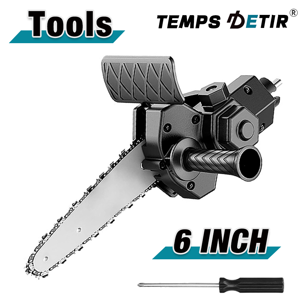 Mini Electric Chainsaw 6 Inch - أداة تحويل المنشار الكهربائي إلى مثقاب