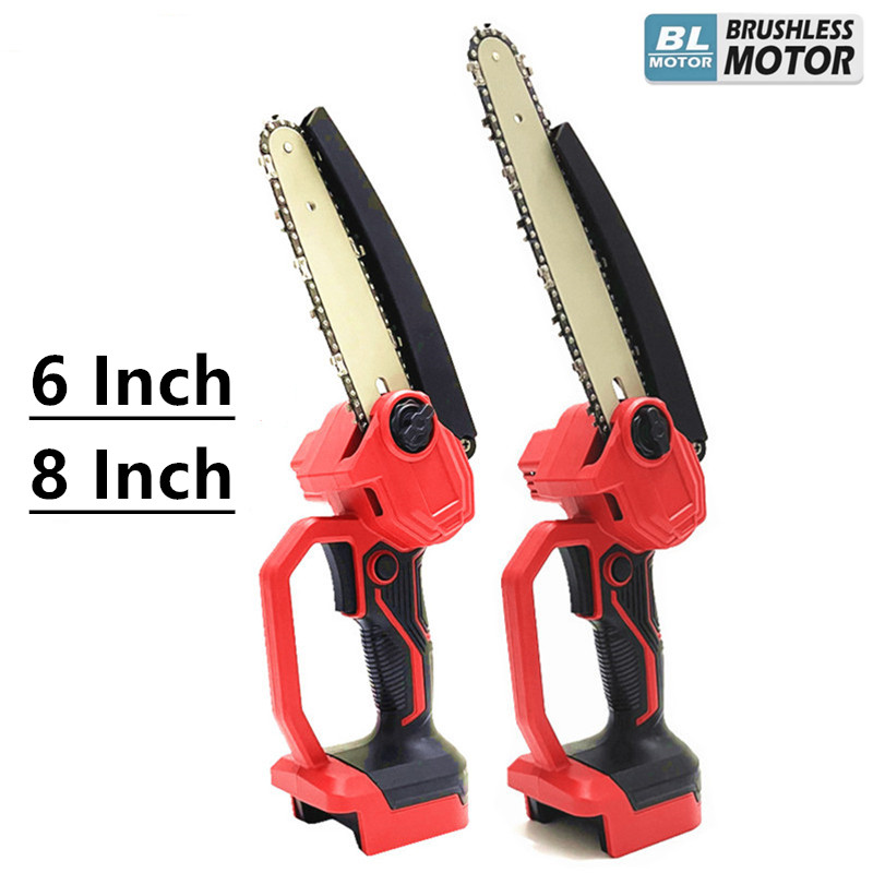Mini Electric Chainsaw 6 Inch - منشار كهربائي لاسلكي للنجارة ، منشار