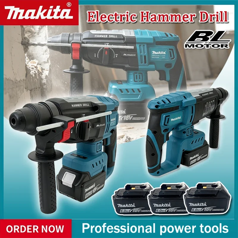 Brushless Cordless Electric Drill 18V - مثقاب كهربائي بدون فرشاة من ماكيتا