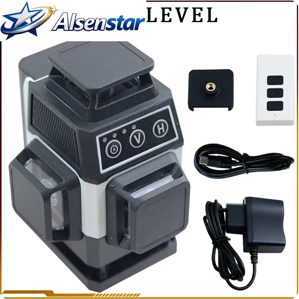 Laser Level 16 Lines 4D Green - جهاز ليزر لمستوى 16 خط، أداة