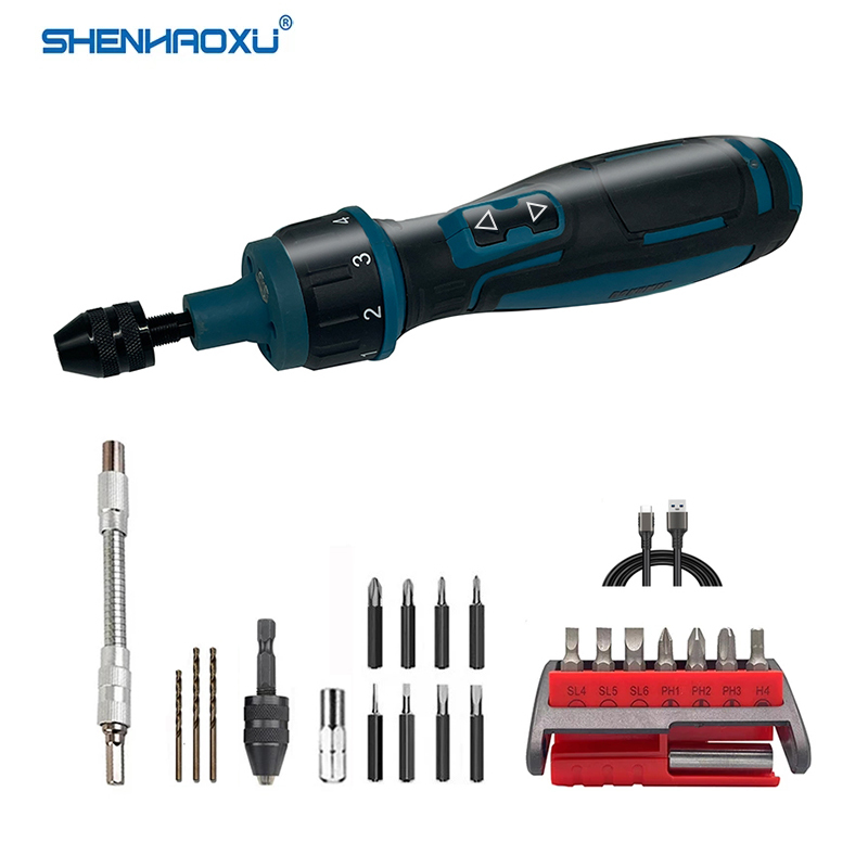 Electric Screwdriver Rechargeable Usb - مفك براغي كهربائي لاسلكي قابل لإعادة