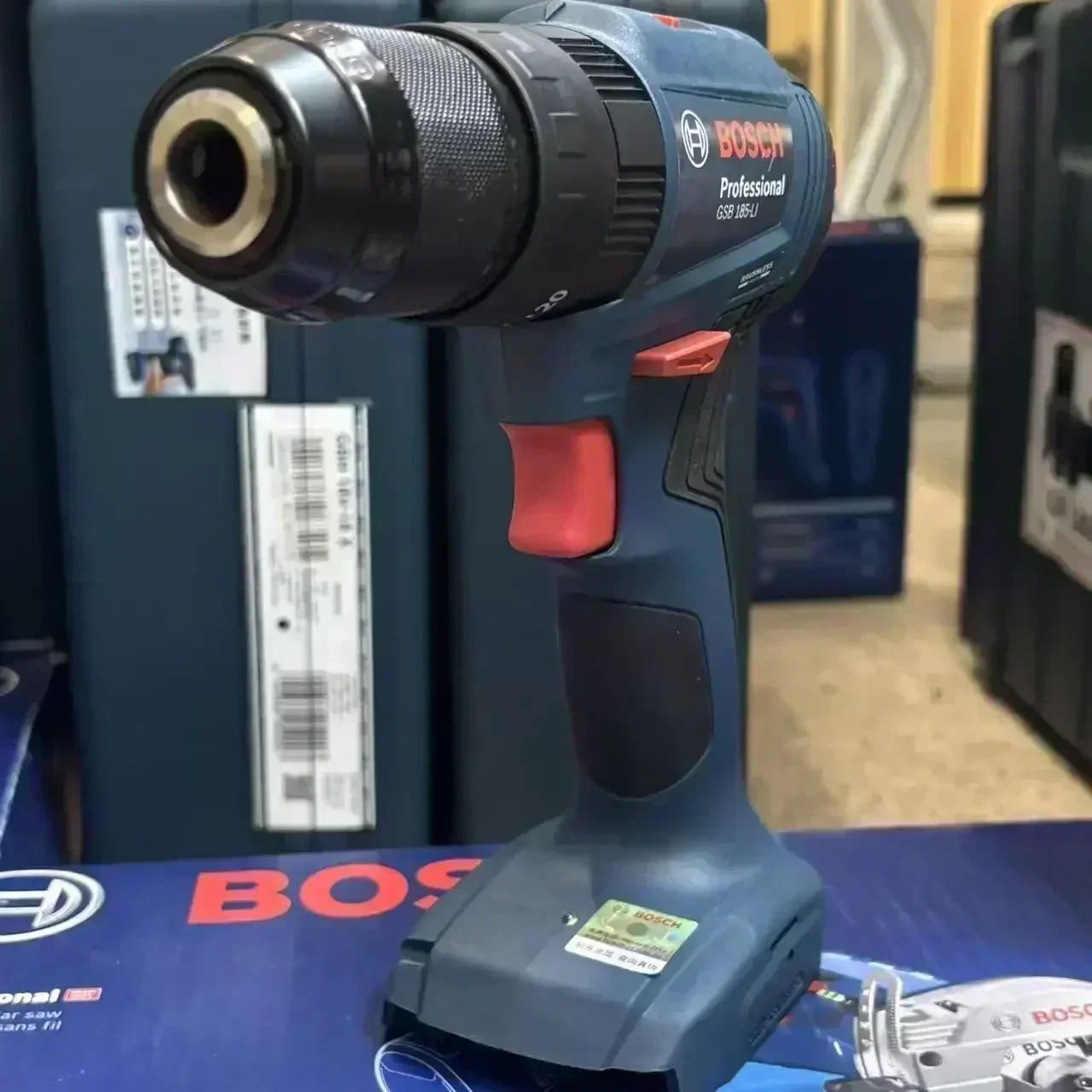 Brushless Cordless Electric Drill 18V - مثقاب كهربائي لاسلكي متعدد الوظائف من
