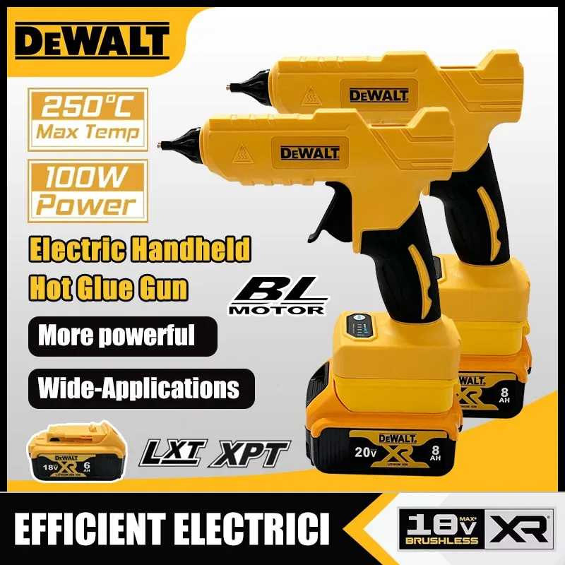Hot Melt Glue Gun Cordless - مسدس غراء حراري كهربائي لاسلكي محمول