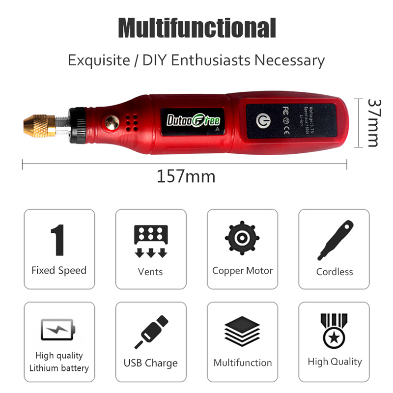 مجموعة أدوات دوارة لاسلكية USB - مراجعة Cordless Rotary Tool Kit Accessories وسعره