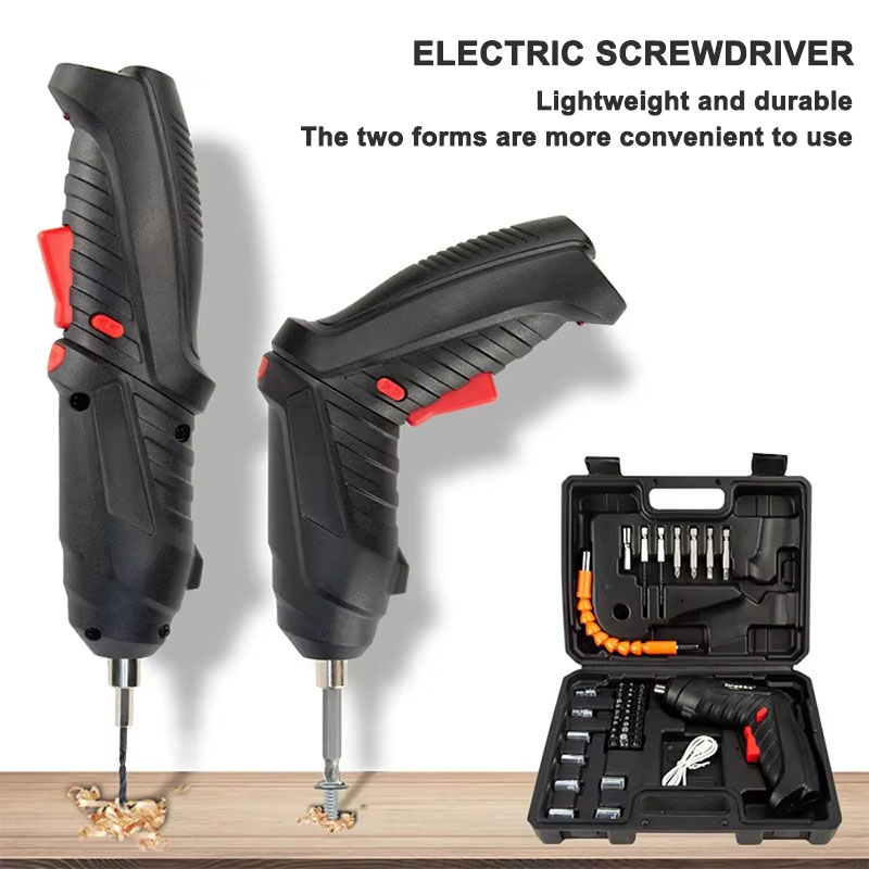 مجموعة مفك براغي كهربائي 3.6 ف - مراجعة Electric Screwdriver Rechargeable Usb وسعره