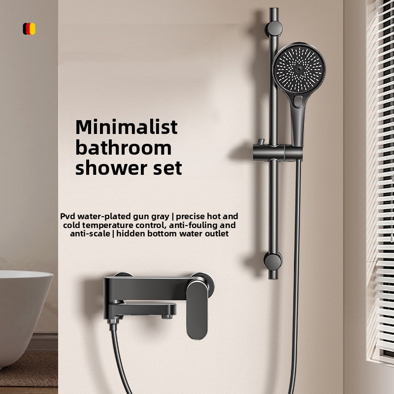 مجموعة صنبور دش نحاسي بالكامل  - مراجعة Plumbing وسعره