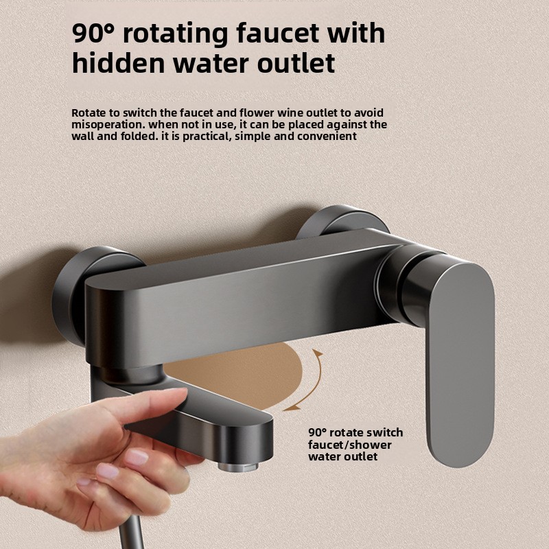 مجموعة صنبور دش نحاسي بالكامل  - مراجعة Plumbing وسعره