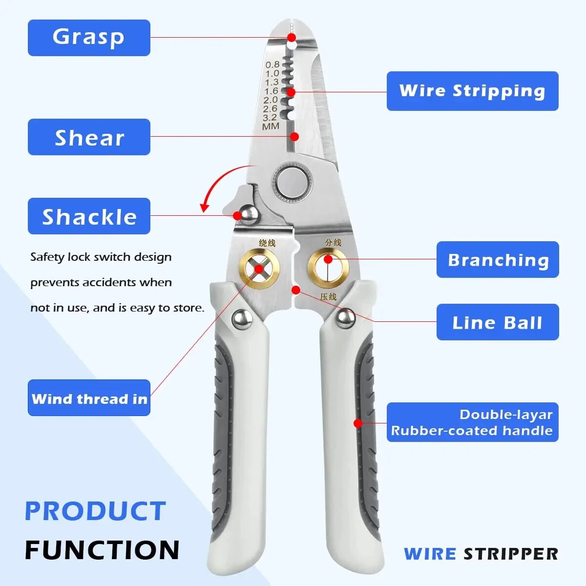 6 في 1 سلك متجرد كماشة الأسلاك - مراجعة Automatic Wire Stripper Cutter وسعره