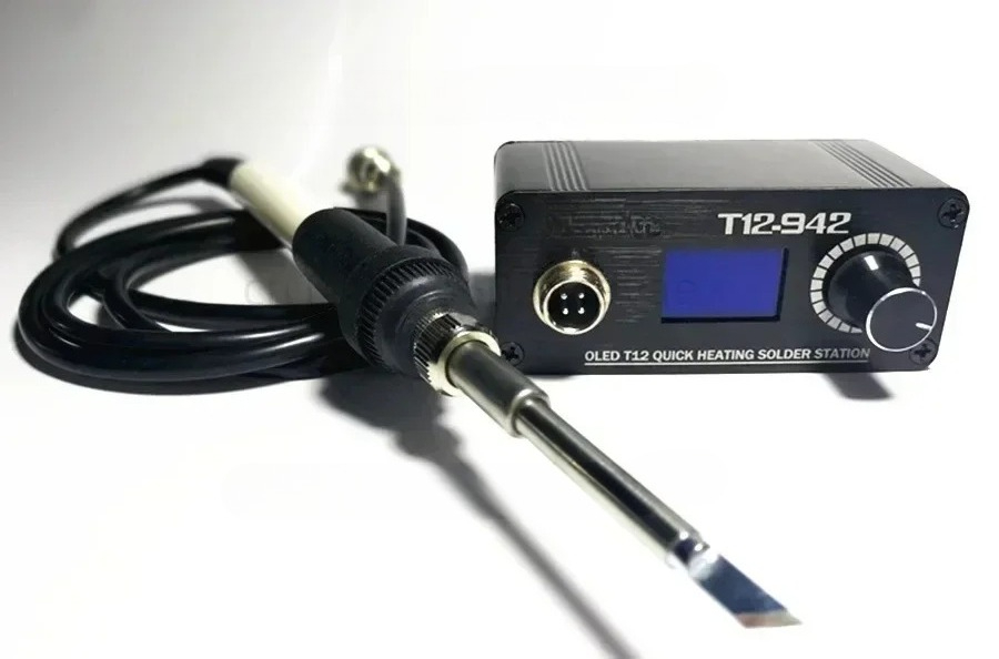 محطة لحام رقمية MINI T12 STC O - مراجعة Digital Soldering Station T12 وسعره
