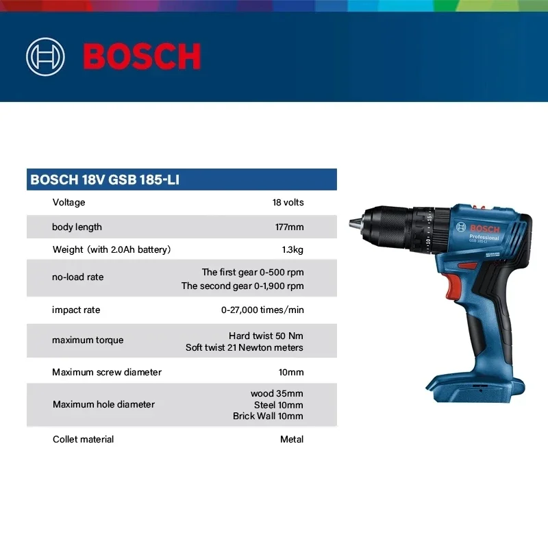 مثقاب كهربائي لاسلكي متعدد الو - مراجعة Brushless Cordless Electric Drill 18V وسعره