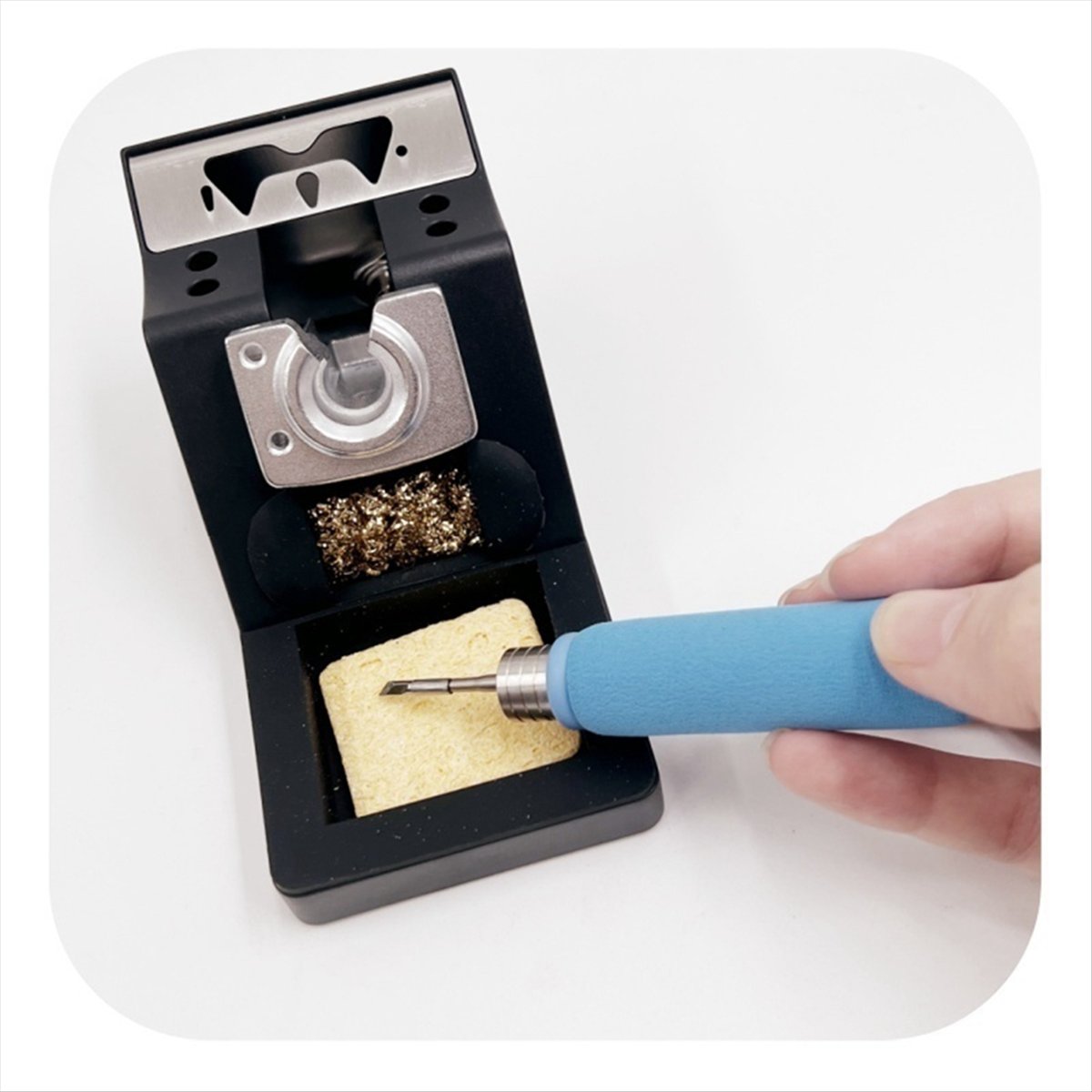 حامل مكواة اللحام مع وظيفة الإ - مراجعة Power Tools وسعره