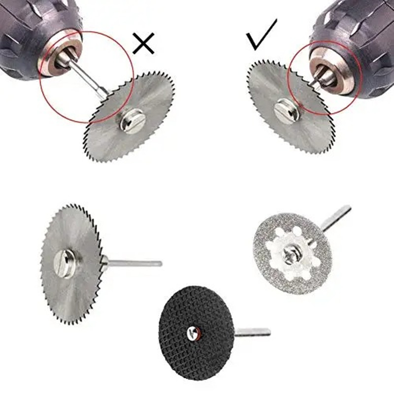 6 قطعة HSS شفرة منشار دائري أد - مراجعة Cordless Rotary Tool Kit Accessories وسعره