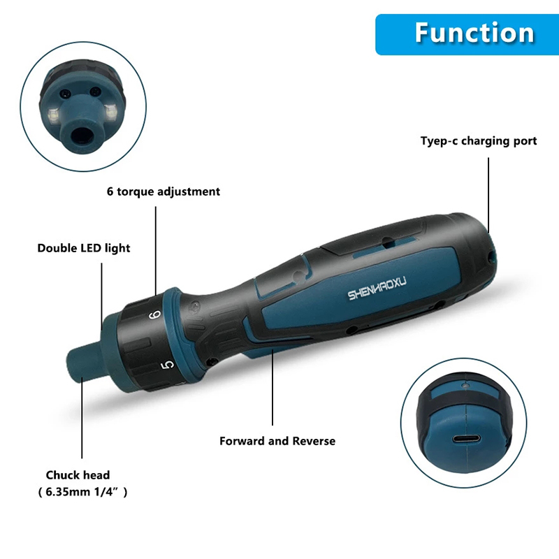 مفك براغي كهربائي لاسلكي قابل  - مراجعة Electric Screwdriver Rechargeable Usb وسعره