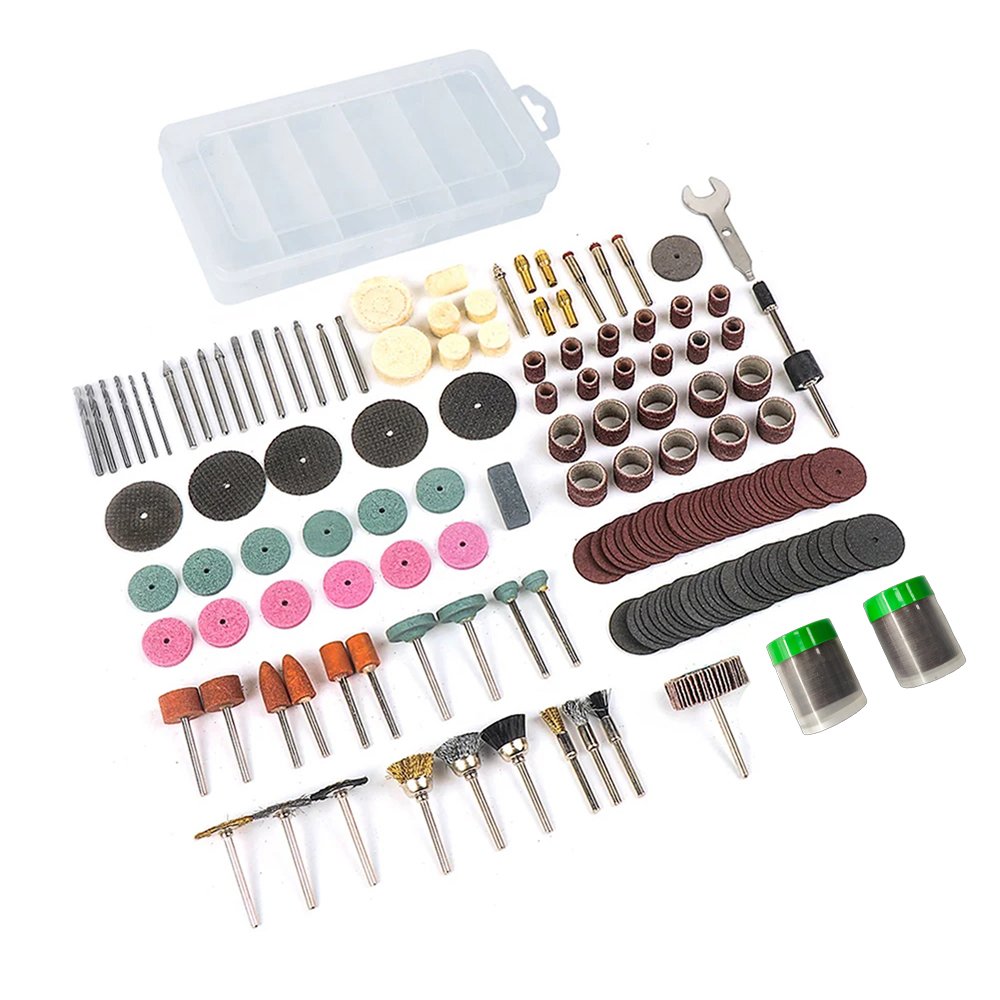 ملحقات أدوات الصنفرة الكهربائي - مراجعة Cordless Rotary Tool Kit Accessories وسعره