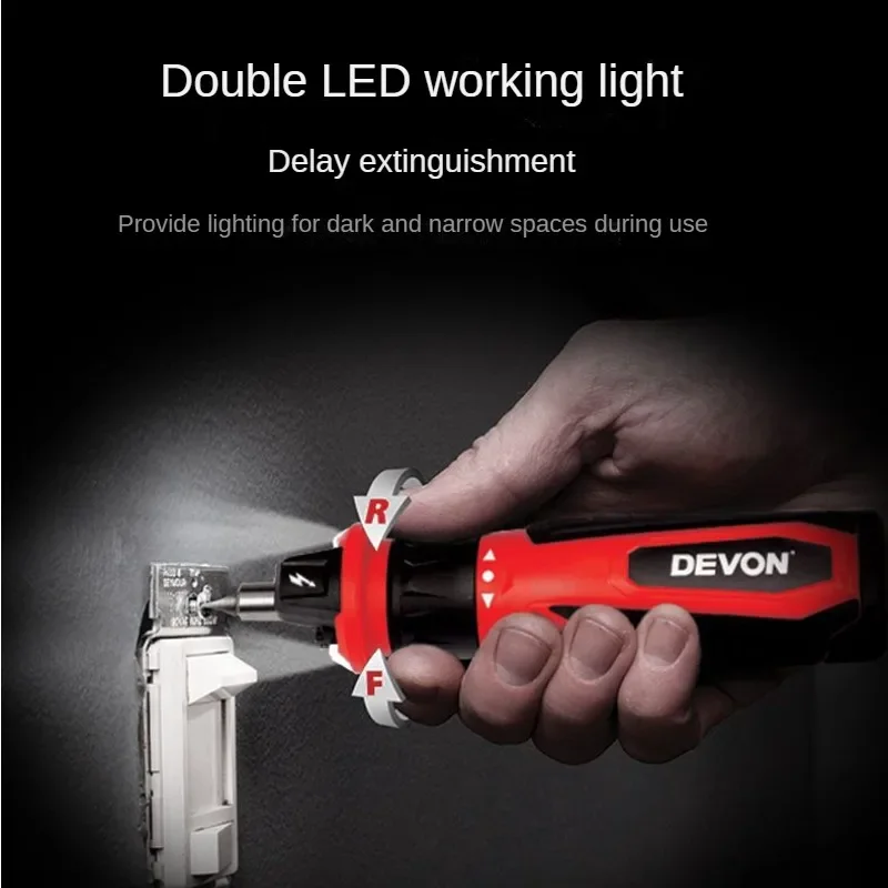 طقم مفك كهربائي صغير من ديفون  - مراجعة Electric Screwdriver Rechargeable Usb وسعره