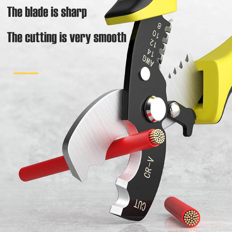 أداة تجريد الأسلاك وقطع الكابل - مراجعة Automatic Wire Stripper Cutter وسعره