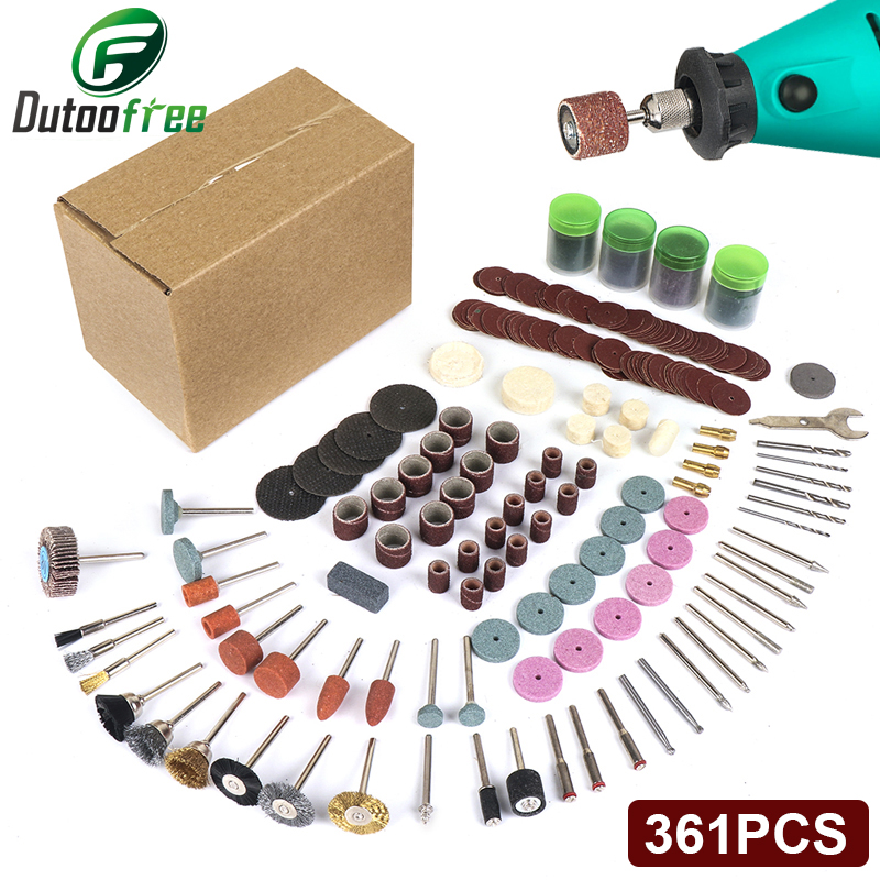 361 قطعة/الوحدة أدوات كهربائية - مراجعة Cordless Rotary Tool Kit Accessories وسعره
