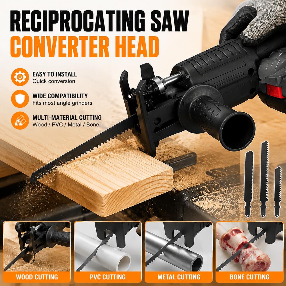 محول منشار ترددي لتحويل المثقا - مراجعة Reciprocating Saw Attachment Drill وسعره